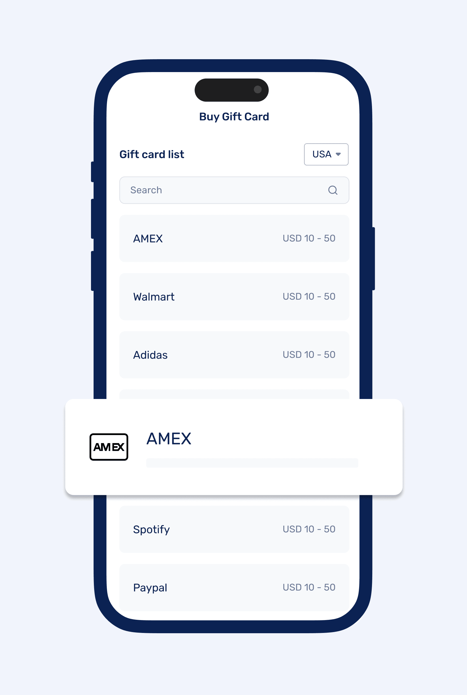 asset interface