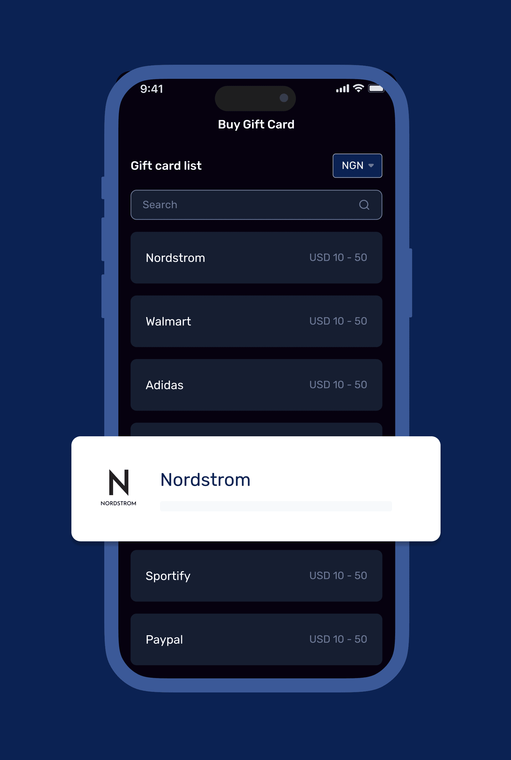 asset interface
