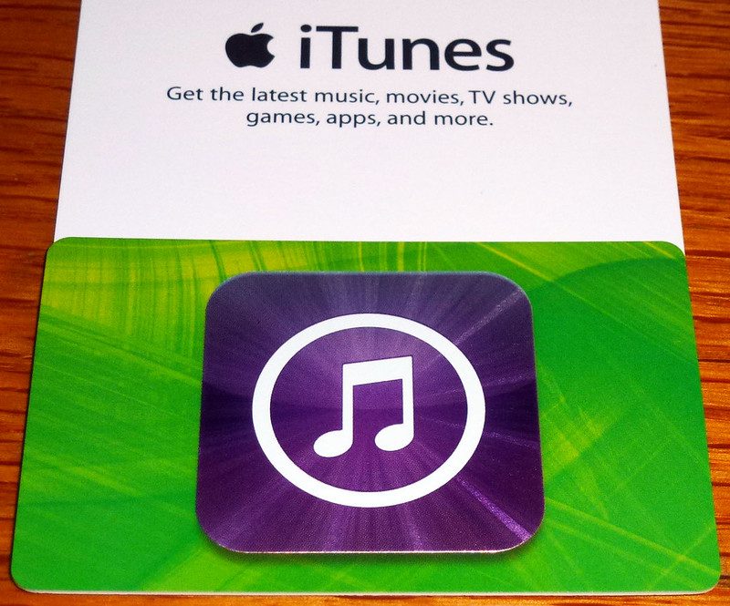 itunes giftcard