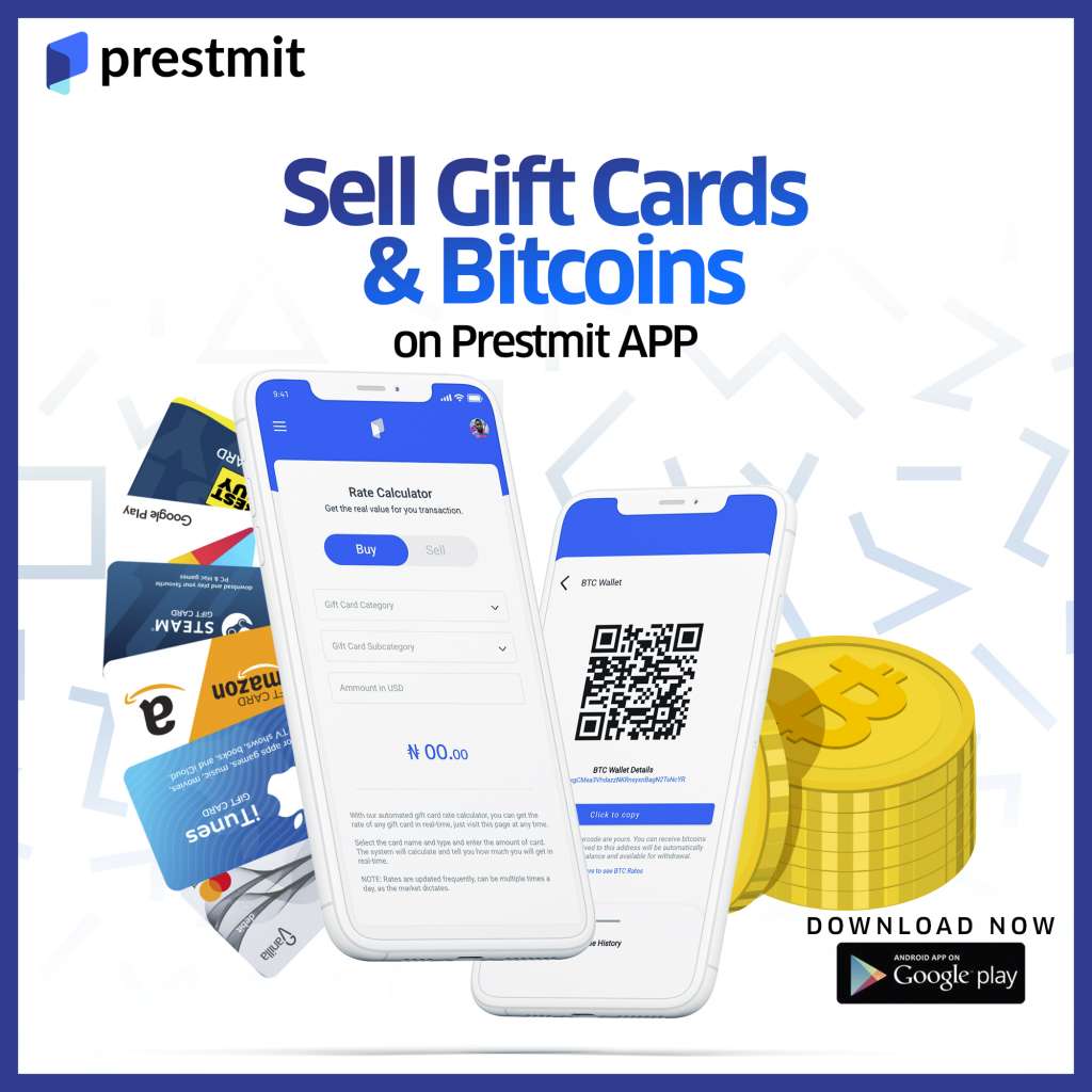 Number one crypto & digital gift card wallet in Africa