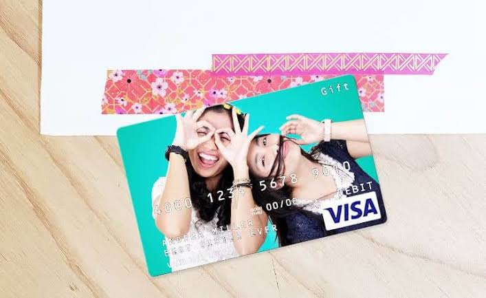 Customized Visa gift card