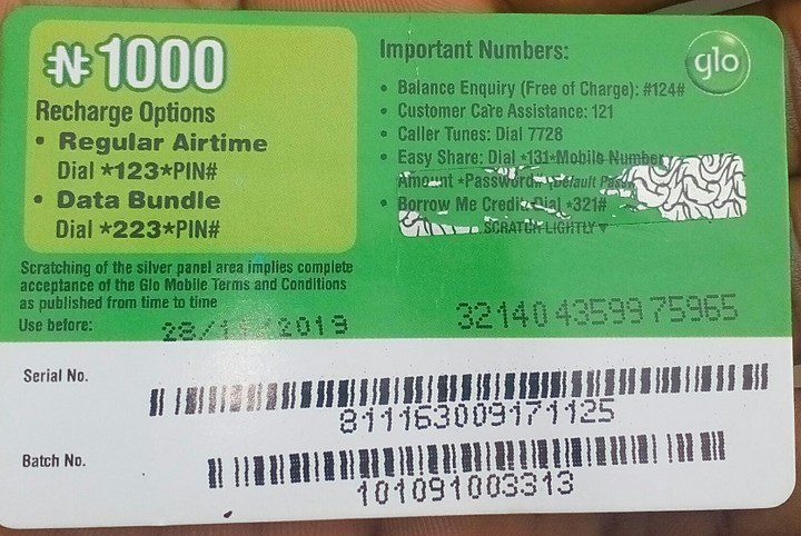 How to recharge Glo airtime