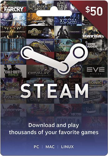 Steam gift card