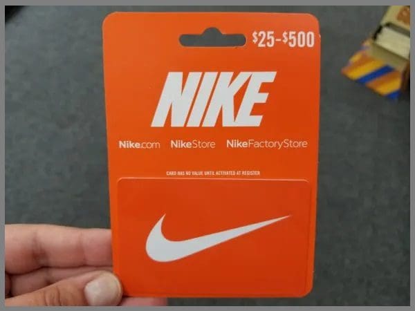 Nike gift card