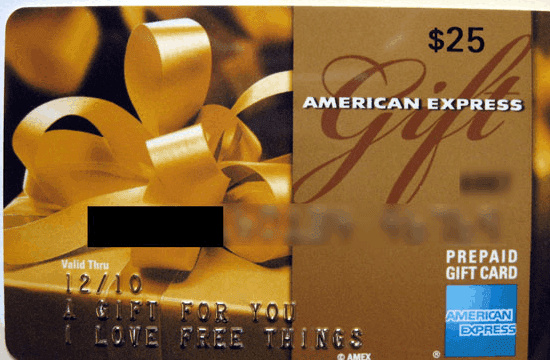 AMEX gift card