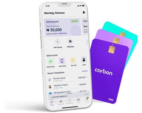 Getcarbon virtual card