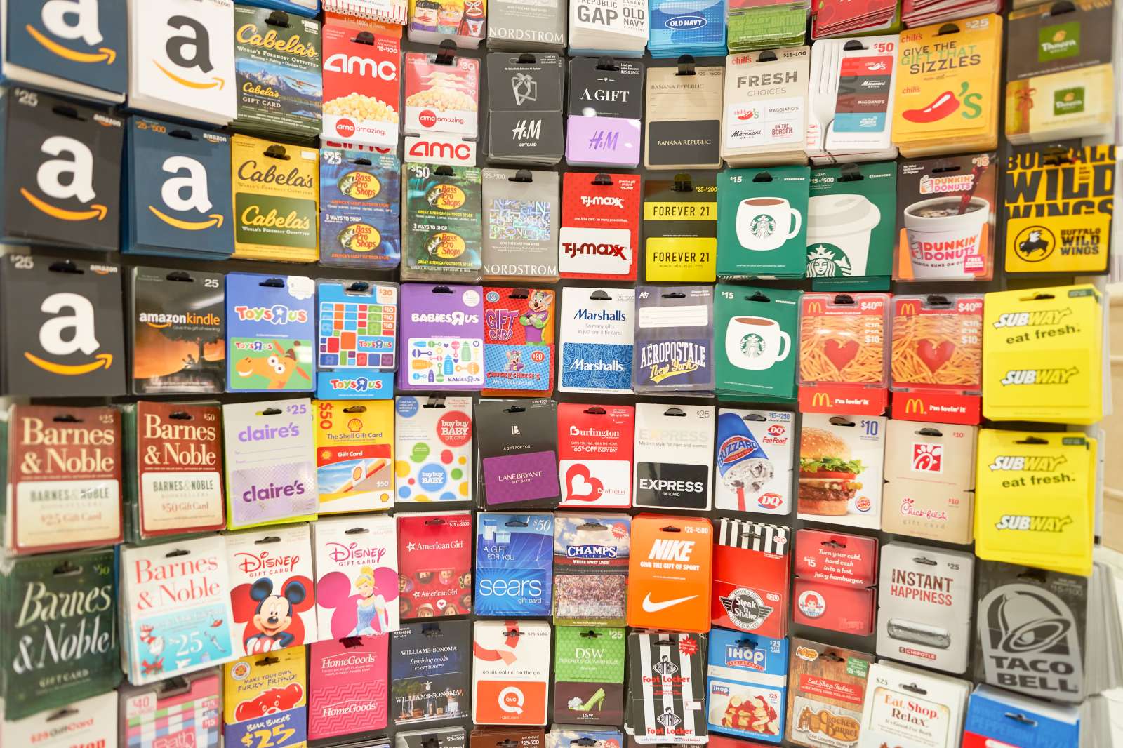 Best gift cards for teachers