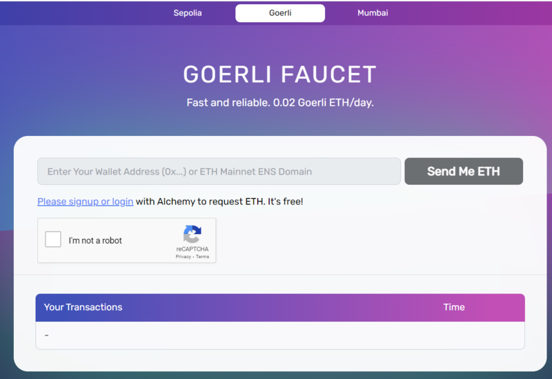 Best testnet faucets